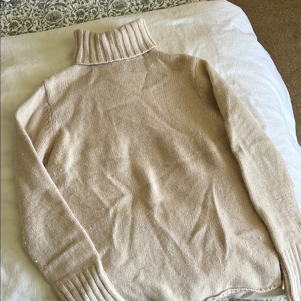 Cozy Cream Turtleneck Sweater